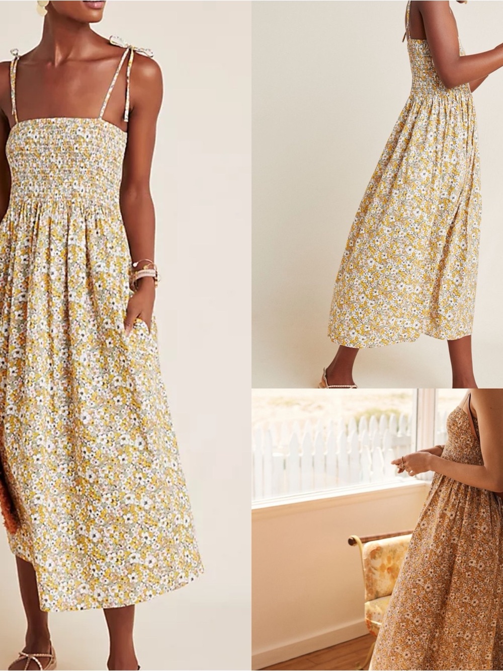 Frye x Anthropologie Alice Floral Maxi Dress in Sunset Gold Floral Print sz XS